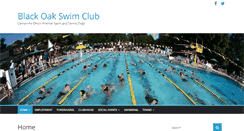 Desktop Screenshot of blackoakswimclub.com